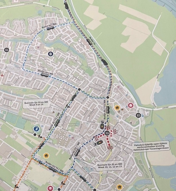 Wegwerkzaamheden Huissen