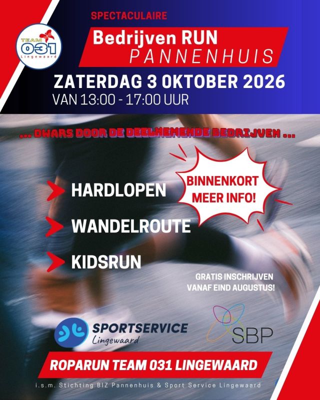 Bedrijven Run Pannenhuis!